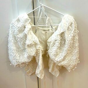 NWT For Love and Lemons Cassie Crop Top